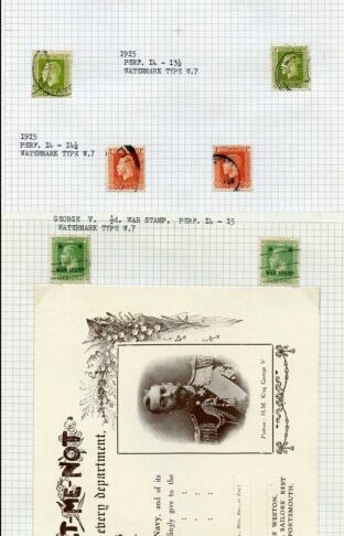 New Zealand KGV Collection of 6 pages