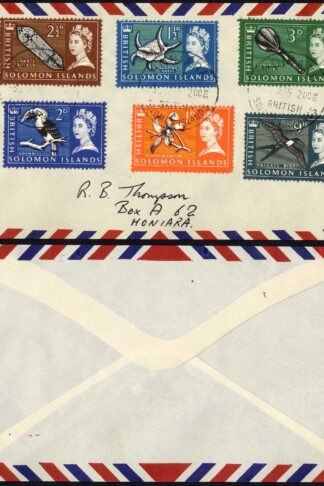 Solomon Is 1965 Cover with values to 9d
