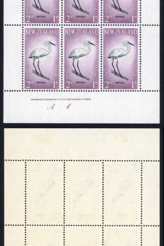 New Zealand Health sheets M/M