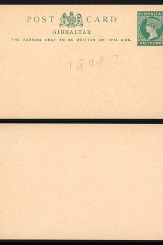 Gibraltar HG21 1/2d Postcard Mint