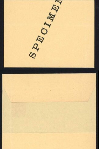 Gibraltar HG13 KGV 1d Carmine Wrapper opt SPECIMEN
