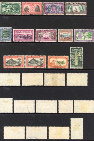 New Zealand SG613/25 1940 Centenary Set of 13 Cat 20 pounds