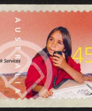 Australia SG2113a 2001 Outback Services strip of 5 from roll U/M