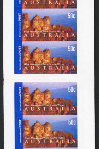 Australia SG2125a 2001 Views of Australian  Booklet Pane U/M