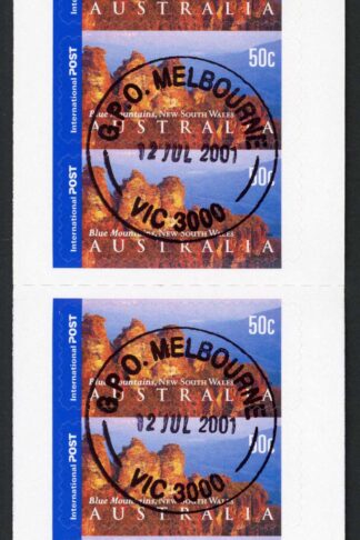 Australia SG2125a 2001 Views of Australian  Booklet Pane Fine Used
