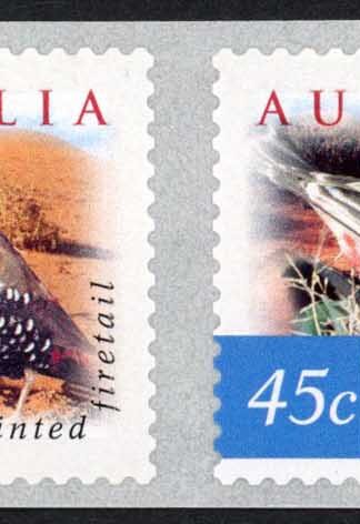 Australia SG2130/3 2001 Fauna and Flora Desert Birds Strip of 4