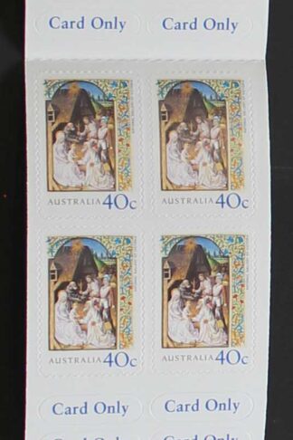 Australia SG2159a 2001 Christmas Booklet Pane U/M
