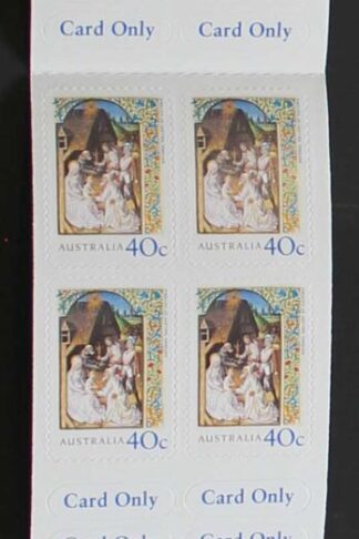 Australia SG2159a 2001 Christmas Booklet Pane U/M