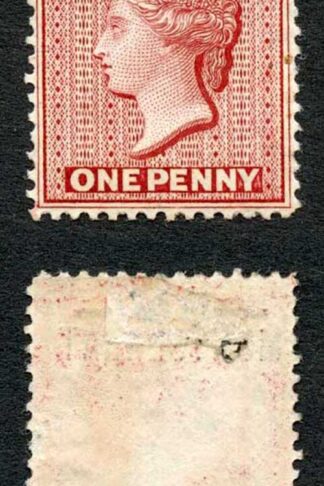Montserrat SG1 1d red wmk Crown CC M/M Cat 35 pounds