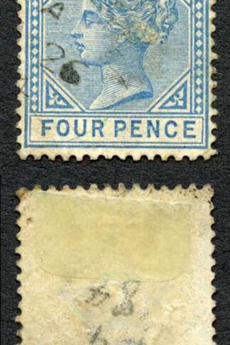 Montserrat SG11 4d wmk Crown CA Fine used (corner perf crease) Cat 275 pounds