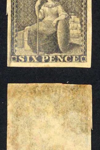 Mauritius SG33 6d Dull purple-slate un-used no gum Cat 48 pounds