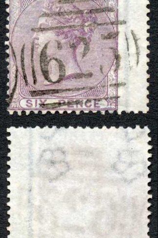 SG68 6d lilac SUPERB USED Cat 120++ pounds