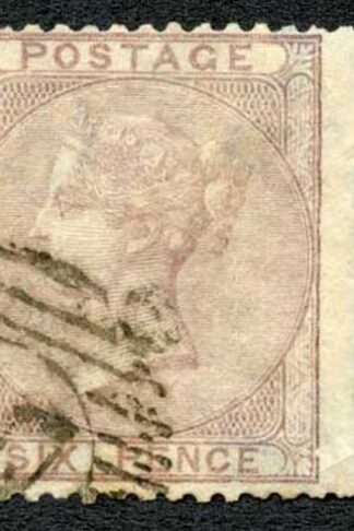 SG68 6d lilac (paper a bit yellow) Cat 120 pounds
