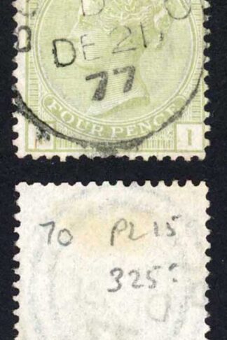 SG153 4d Sage-green Plate 15 Fresh Central CDS used Cat 325 pounds