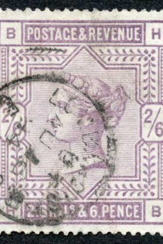 SG178 2/6d Lilac Fine used Cat 160 pounds