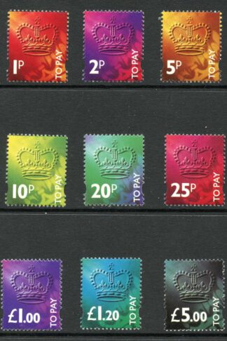 SGD102-110 1p - 5.00 Set of 9 U/M
