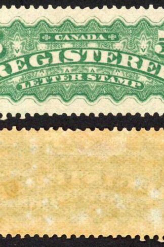 Canada Unitrade F2 5c Registered Stamp M/M (HM)