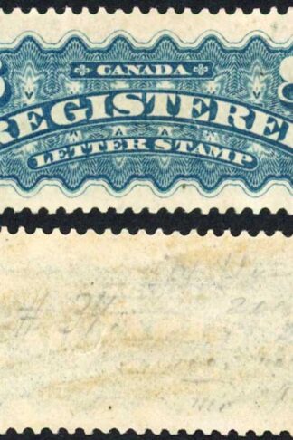 Canada Unitrade F3a 8c Bright Blue Registered Stamp M/M (HM)