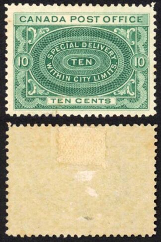 Canada Unitrade E1a 10c Green M/M (HM)