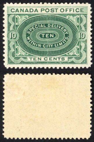 Canada Unitrade E1a 10c Green M/M (HM)