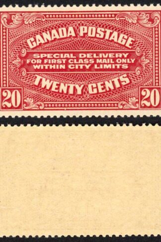 Canada Unitrade E2 20c dry printing 42.5mm Superb M/M (HM)