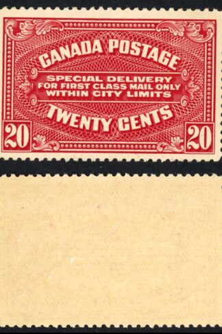 Canada Unitrade E2a 20c wet printing 41mm U/M (MNH)