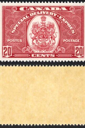 Canada SGS10 20c Scarlet U/M (MNH) Cat 42 pounds