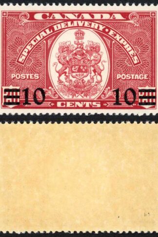 Canada SGS11 10c on 20c Scarlet U/M (MNH) Cat 10 pounds