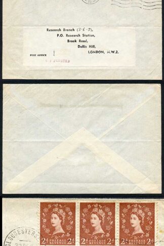 Dollis Hill ST5(4)d Yellow all over phosphor Strip on Cover