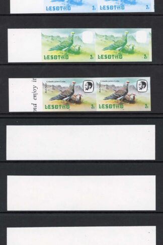 Lesotho 1981 Progressive Proofs U/M Marginal PAIRS