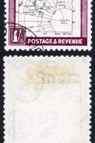 Falkland Is Dep SG G16a 1/- Dot on T fine used Cat 23 pounds