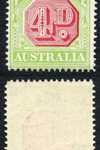 Australia SGD83ba 1912 Postage Due wmk SIDEWAYS U/M RARE Cat 1000 as mounted