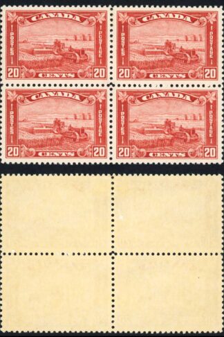 Canada SG301 20c red Very Fine 2 x U/M (MNH) Unitrade Cat 420