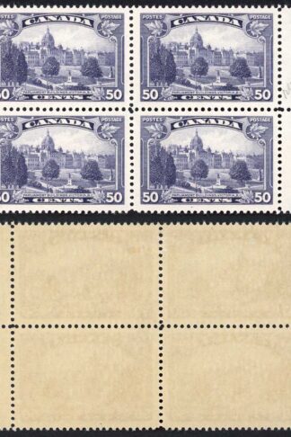 Canada SG350 50c MAJOR Re-entry M/M (2 x U/M) Cat 224 pounds