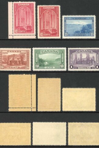 Canada SG363/67 Top Values U/M (both 10c)