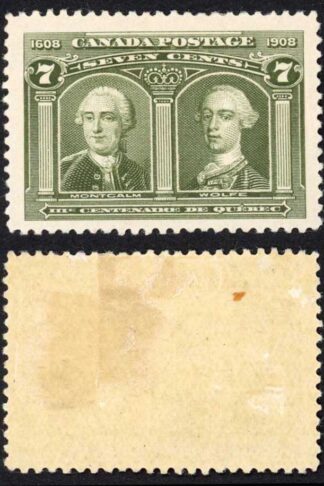 Canada SG192 7c Olive-green M/M JUMBO Stamp