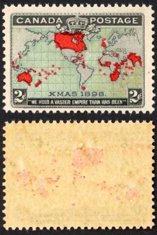 Canada 1898 Christmas Green seas M/M