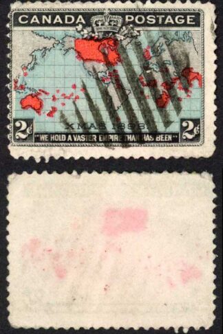 Canada 1898 Christmas major re-entry