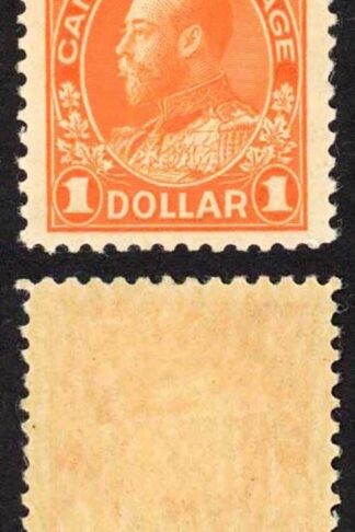 Canada SG255 One Dollar Orange Very Fine M/M (HM) Unitrade Cat 150