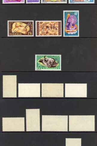 Nigeria SG172/85 (no 3d or 9d as they were issued later) Fine U/M