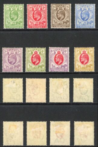 Orange River Colony SG139/46 1903-4 KEVII Set to 1/- Wmk Crown CA Perf 14 M/M