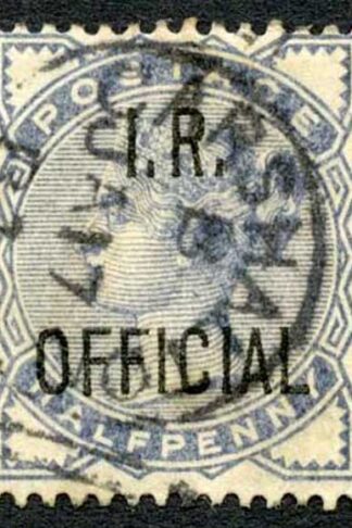 SGO5 1/2d Slate-blue IR OFFICIAL Fine used Cat 35 pounds