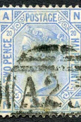 SG142 2 1/2d Blue Plate 20 wmk Orb Cat 55 pounds