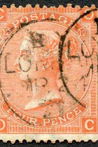 SG94 4d Vermilion plate 12 fine used Cat 75 pounds