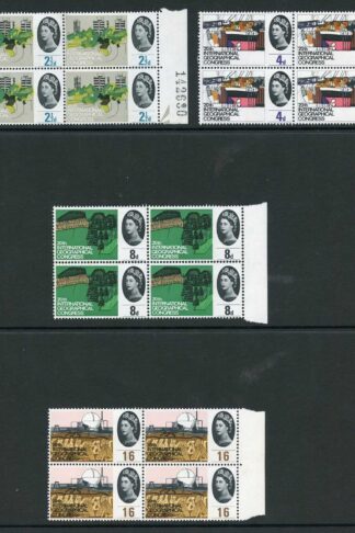 SG651-4 1964 Geographical Set in Blocks (3 sets are U/M)