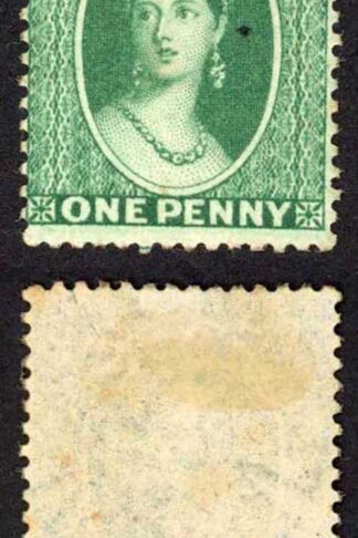 Grenada SG14 1d Green wmk Large Crown Perf 14 M/M Cat 85 pounds
