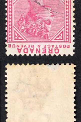 Grenada SG40a 1d carmine Tete-beche Pair Cat 30 pounds