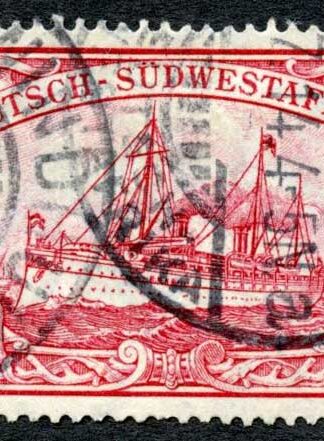 GSWA 1906-19 SG29 1m carmine wmk lozenges VFU cat 100 pounds