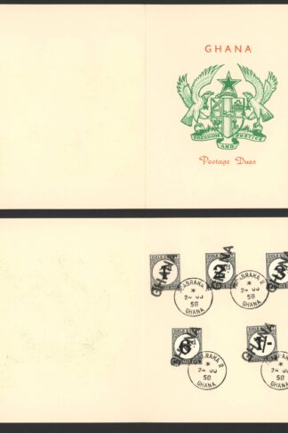 Ghana Gold Cost Post Due Set GHANA Opt used the day before normal Post Dues