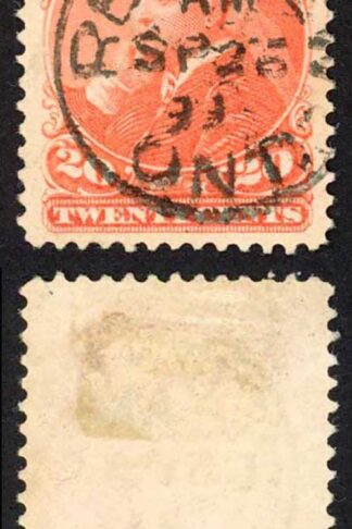 Canada SG115 1893 20c Vermilion Cat 75 Pounds